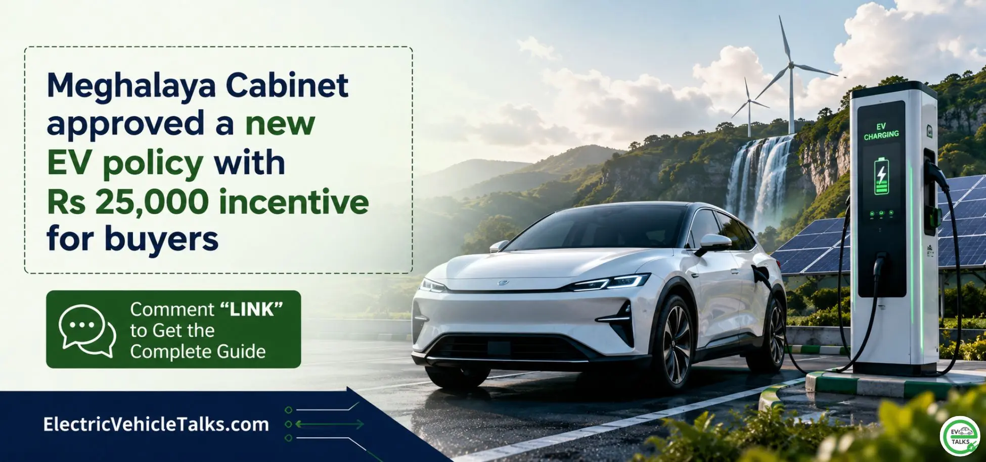 this is the image of Meghalaya Cabinet approved a new EV policy