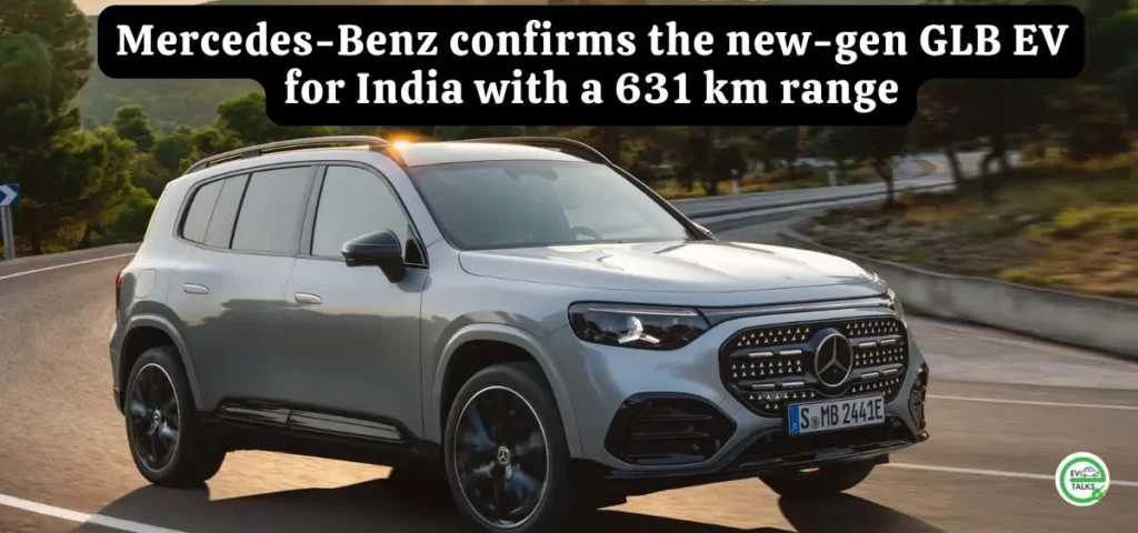 this is the image of Mercedes-Benz confirms the GLB EV for India