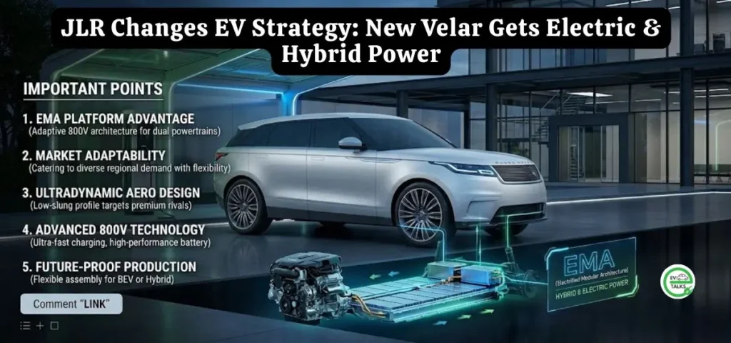 this is the image of JLR Changes EV Strategy: New Velar Gets Electric & Hybrid Power