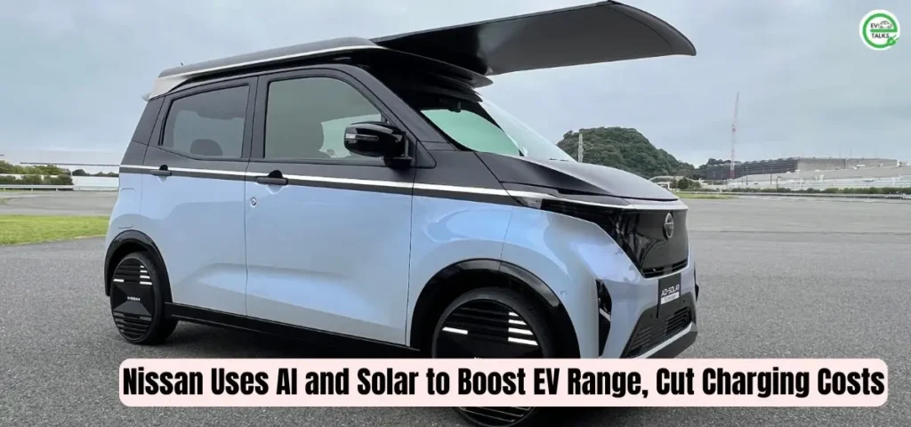 this is the image of Nissan Uses AI and Solar to Boost EV Range, Cut Charging Costs