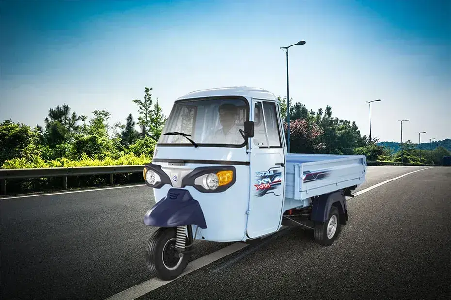 this is the image of Piaggio Ape E Xtra FX electric loader for business