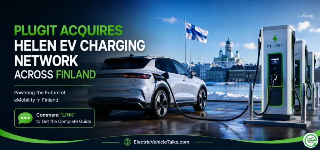 this is the image of Plugit Acquires Helen EV Charging Network
