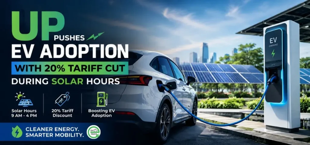 this is the image of UP pushes EV adoption with a 20% tariff cut