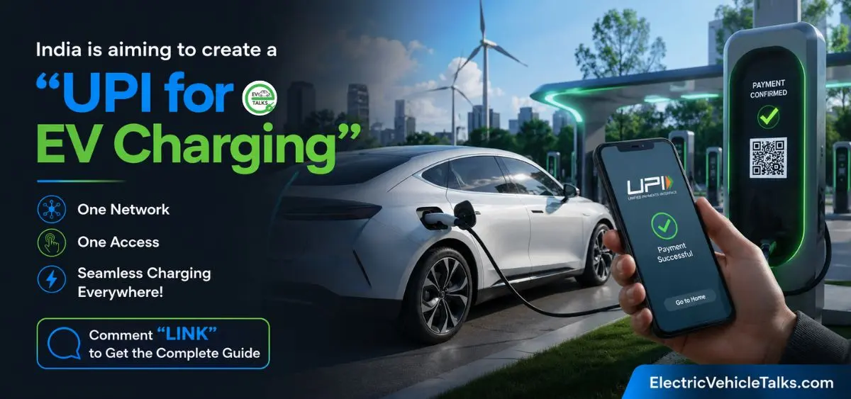 this is the image of India is aiming to create a “UPI for EV Charging”
