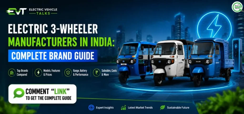 this is the image of Electric 3-Wheeler Manufacturers in India