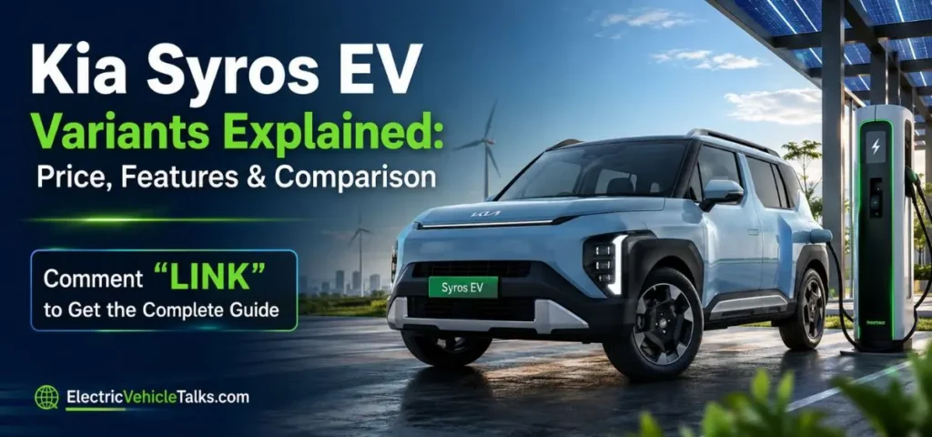 this is the image of Kia Syros EV Variants Explained