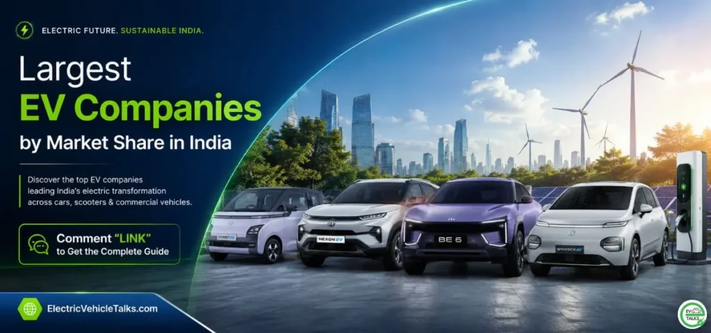 this is the image of Largest EV Companies by Market Share in India