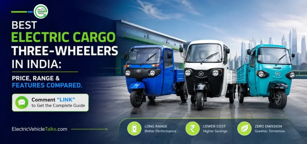 this is the image of Best electric cargo three-wheelers in India