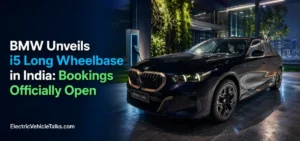 this is the image of BMW Unveils i5 Long Wheelbase in India