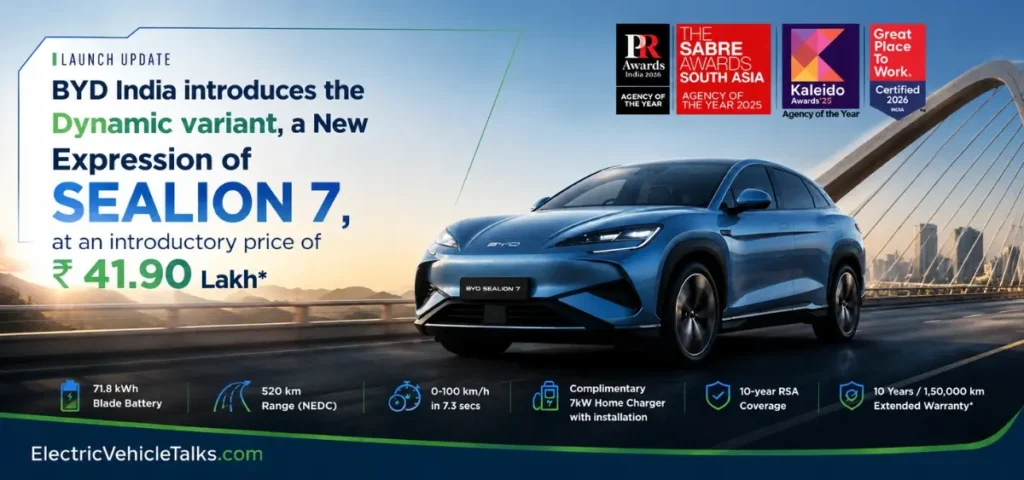 this is the image of BYD SEALION 7 Dynamic Launched