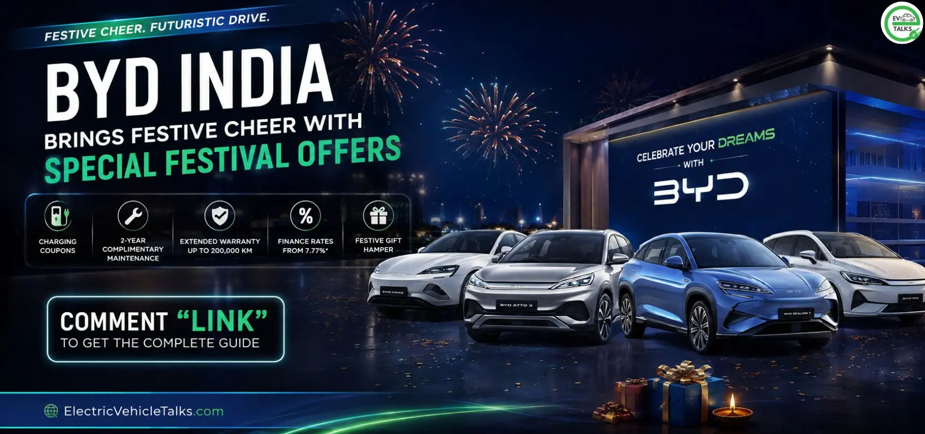 this is the image of BYD India brings festive cheer with special festival offers