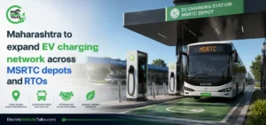 this is the image of Maharashtra to expand EV charging network across MSRTC depots and RTOs