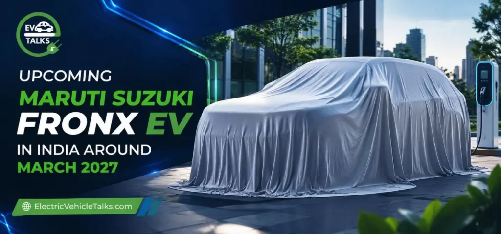 this is the image of the upcoming Maruti Suzuki Fronx EV in India