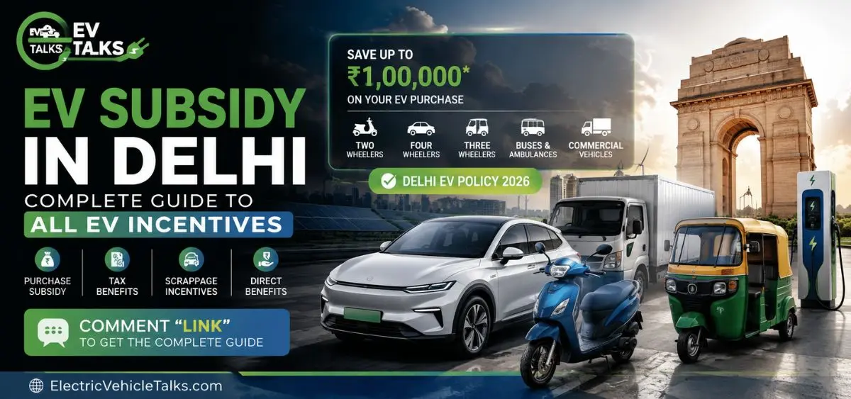 this is the image of EV Subsidy in Delhi