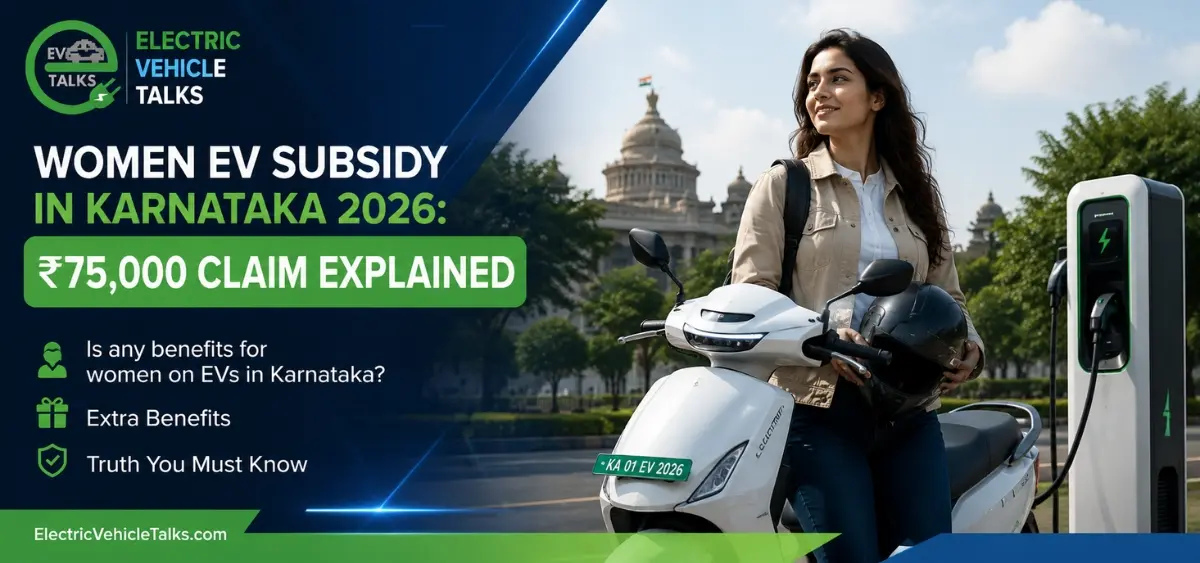 this is the image of Women EV Subsidy in Karnataka 2026: Facts & Truth