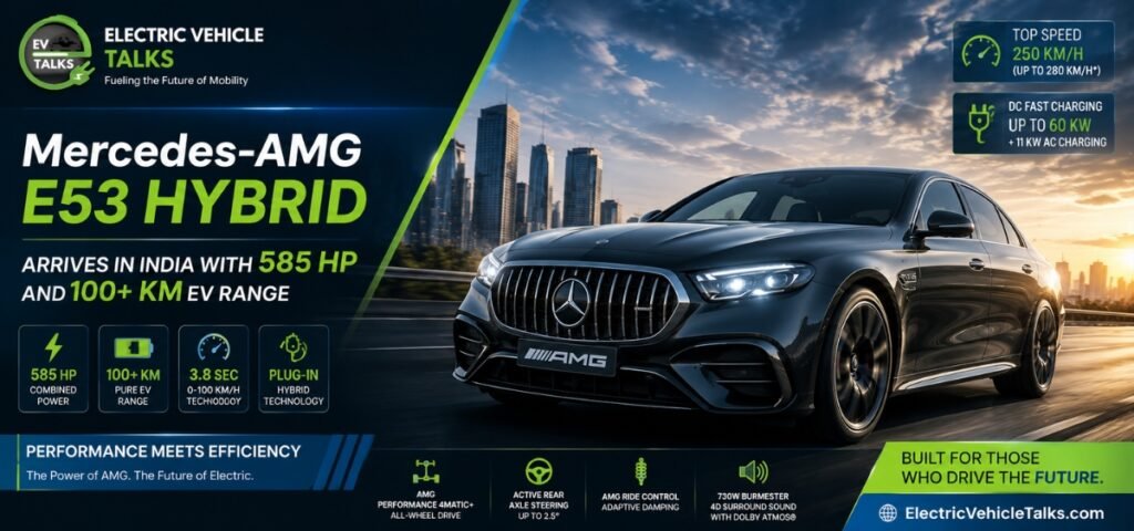 this is the image of Mercedes-AMG E53 Hybrid India Launch