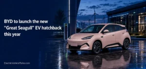 this is the image of BYD to launch the new “Great Seagull” EV hatchback this year