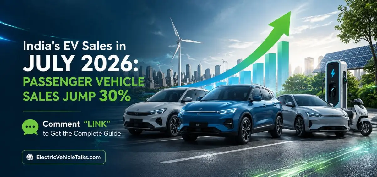 this is the image of India's EV Sales in July 2026