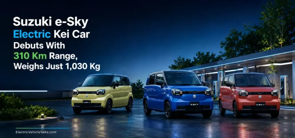 this is the image of Suzuki e-Sky Electric Kei Car debuts