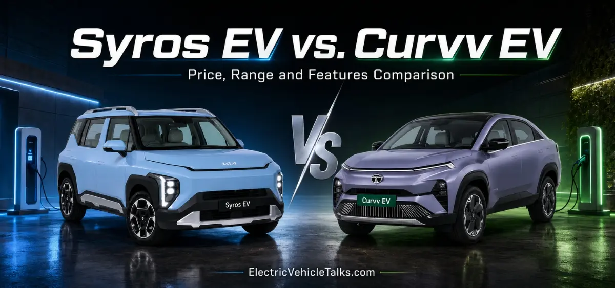this is the image of Syros EV vs. Curvv EV