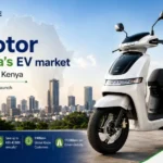 this is the image of TVS Motor enters Africa's EV market with iQube launch in Kenya