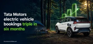 this is the image of Tata Motors EV Bookings Triple in Just Six Months