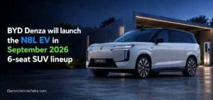 this is the image of BYD Denza will launch the N8L EV