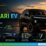 this is the image of the upcoming Tata Safari EV in india