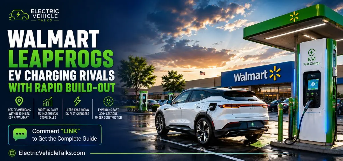 this is the image of Walmart leapfrogs EV charging
