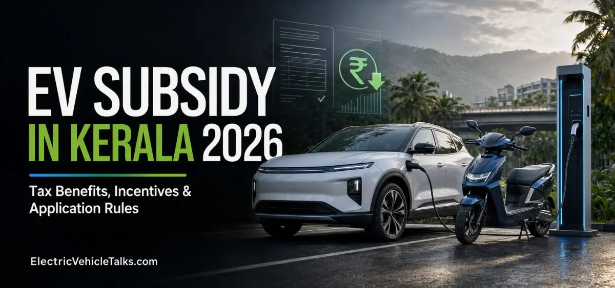 this is the image of EV Subsidy in Kerala 2026