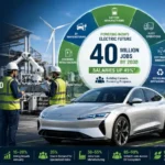 this is the image of EV Industry Could Create 40 Million Jobs By 2030