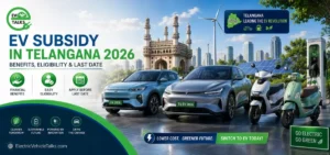 this is the image of EV Subsidy in Telangana 2026