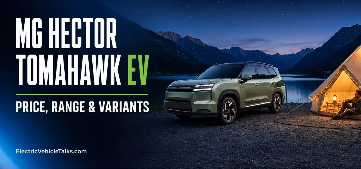 this is the image of MG Hector Tomahawk EV Explained