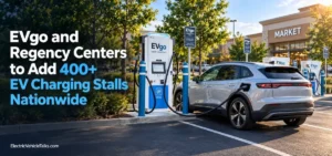 this is the image of EVgo and Regency Centers Partner