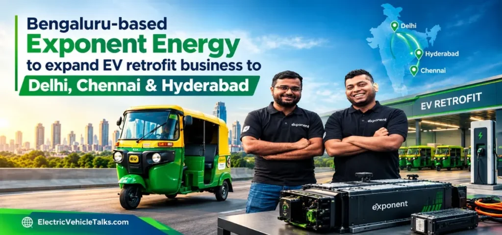 this is the image of Exponent Energy. Expands its EV Retrofit business