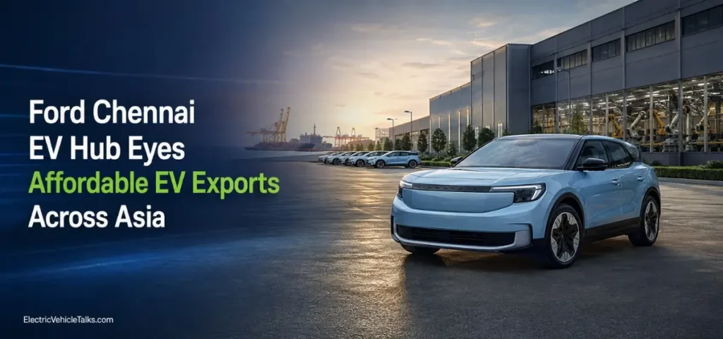 this is the image ofFord Chennai EV Hub