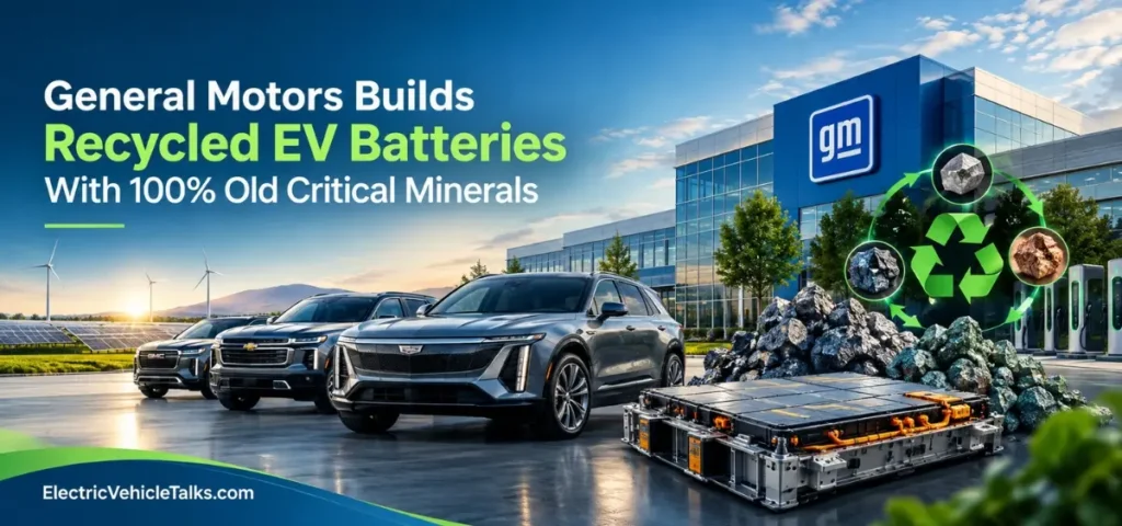 This is the image of GM Recycled EV Batteries