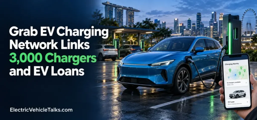 this is the image of Grab EV Charging Network