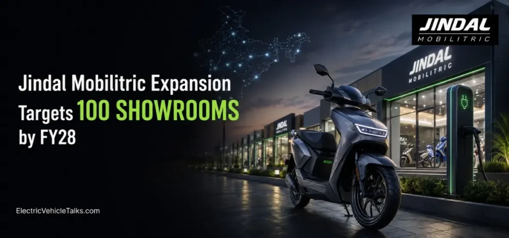 this is the image of Jindal EV Showroom Expansion Plans 100 Stores Across India