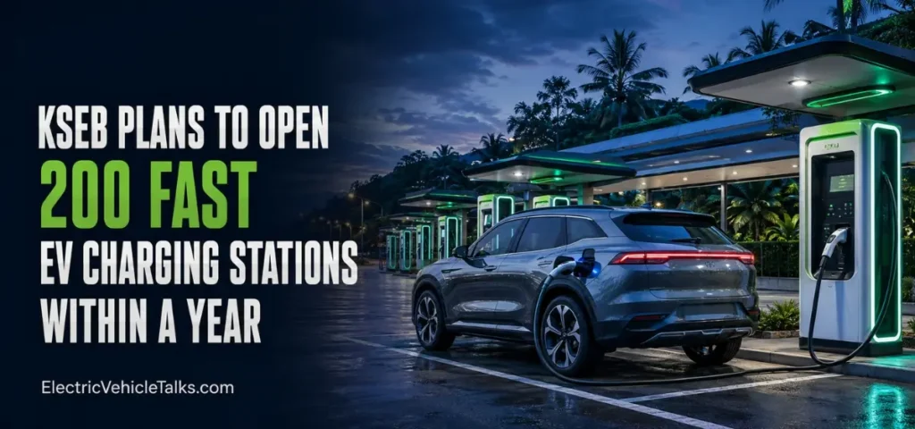 this is the image of KSEB Fast EV Charging Stations