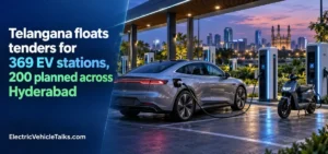 this is the image of Telangana floats tenders for 369 EV stations
