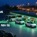 this is the image of ThunderPlus Launches 0.5 MW EV Charging Station