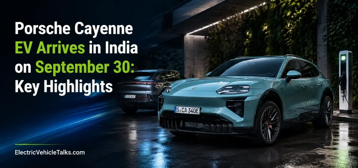 this is the image of Porsche Cayenne EV Arrives in India