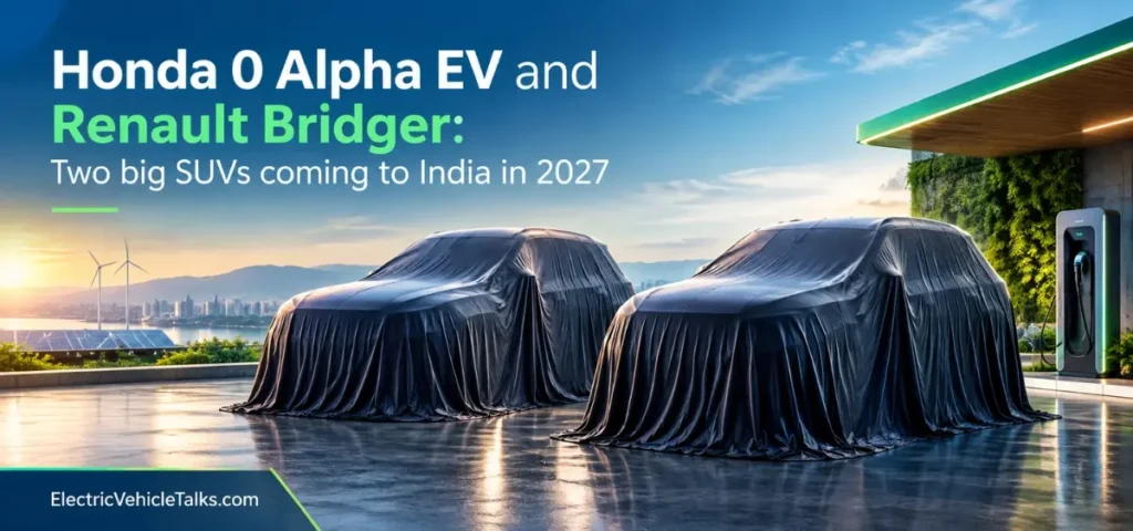 this is the image of Honda 0 Alpha EV & Renault Bridger