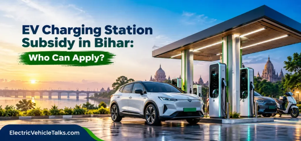 this is the image of EV Charging Station Subsidy in Bihar