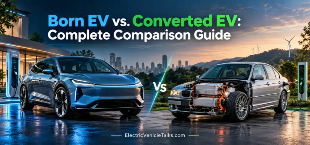 this is the image of Born EV vs. Converted EV