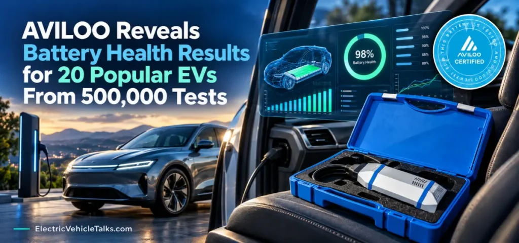 this is the image of AVILOO EV Battery Health Report