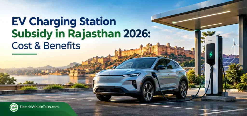 this is the image of EV Charging Station Subsidy in Rajasthan