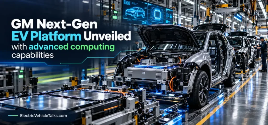 this is the image of GM Next-Gen EV Platform Unveiled