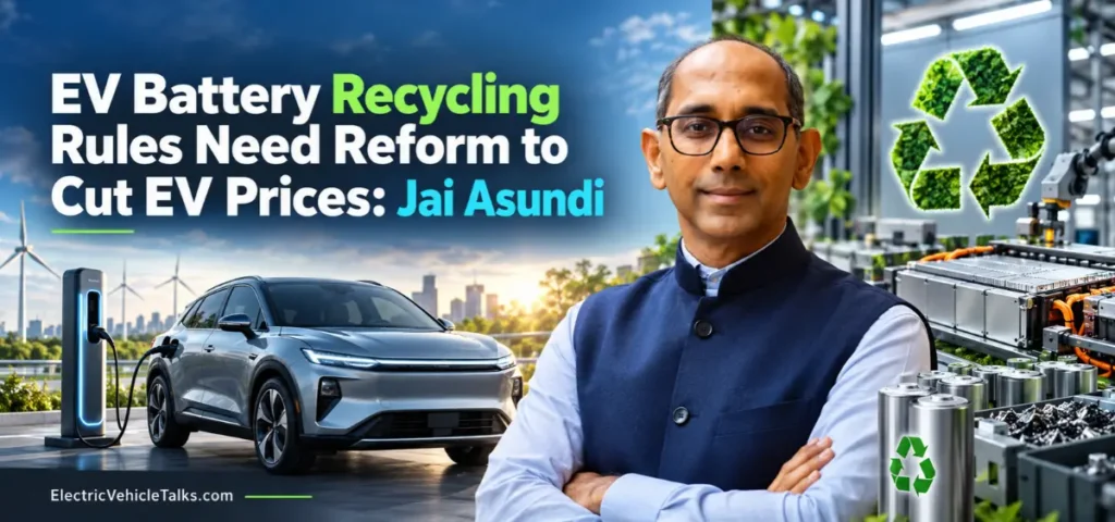 This is the image of EV Battery Recycling Rules Need Reform in India